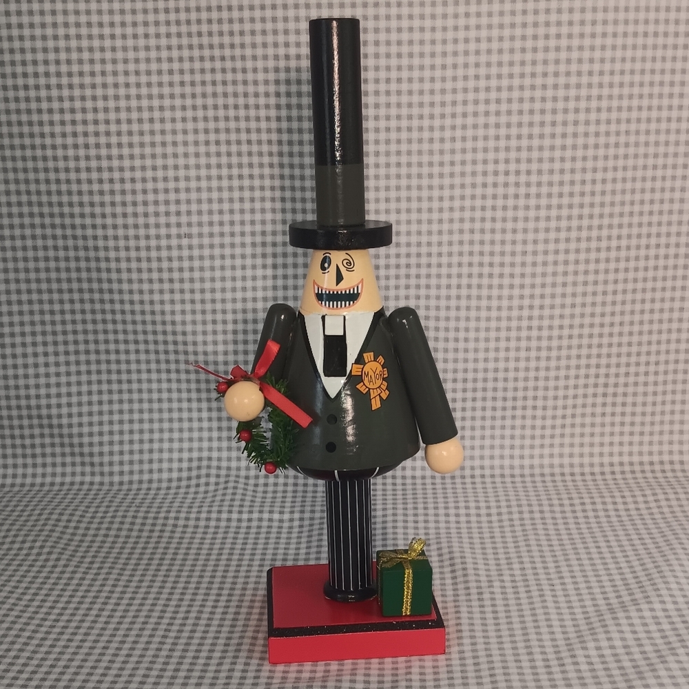 Disney Tim Burton's Nightmare Before Christmas Mayor Collectible Nutcracker